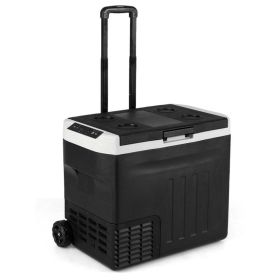 12V Car Refrigerator Car Refrigerator Car Refrigerator (Color: Black, size: L (42QT))